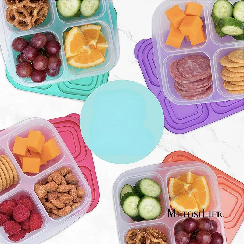 Food Prep Snacks - Caixa de lanche bento de plástico