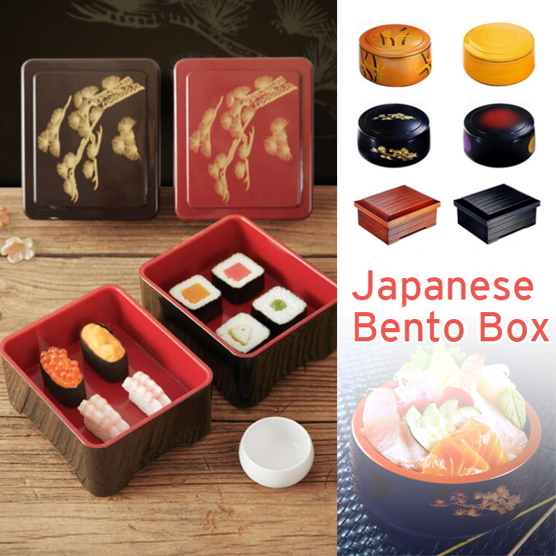 Food Prep Snacks - Estilo japonês caixas bento resina caixa