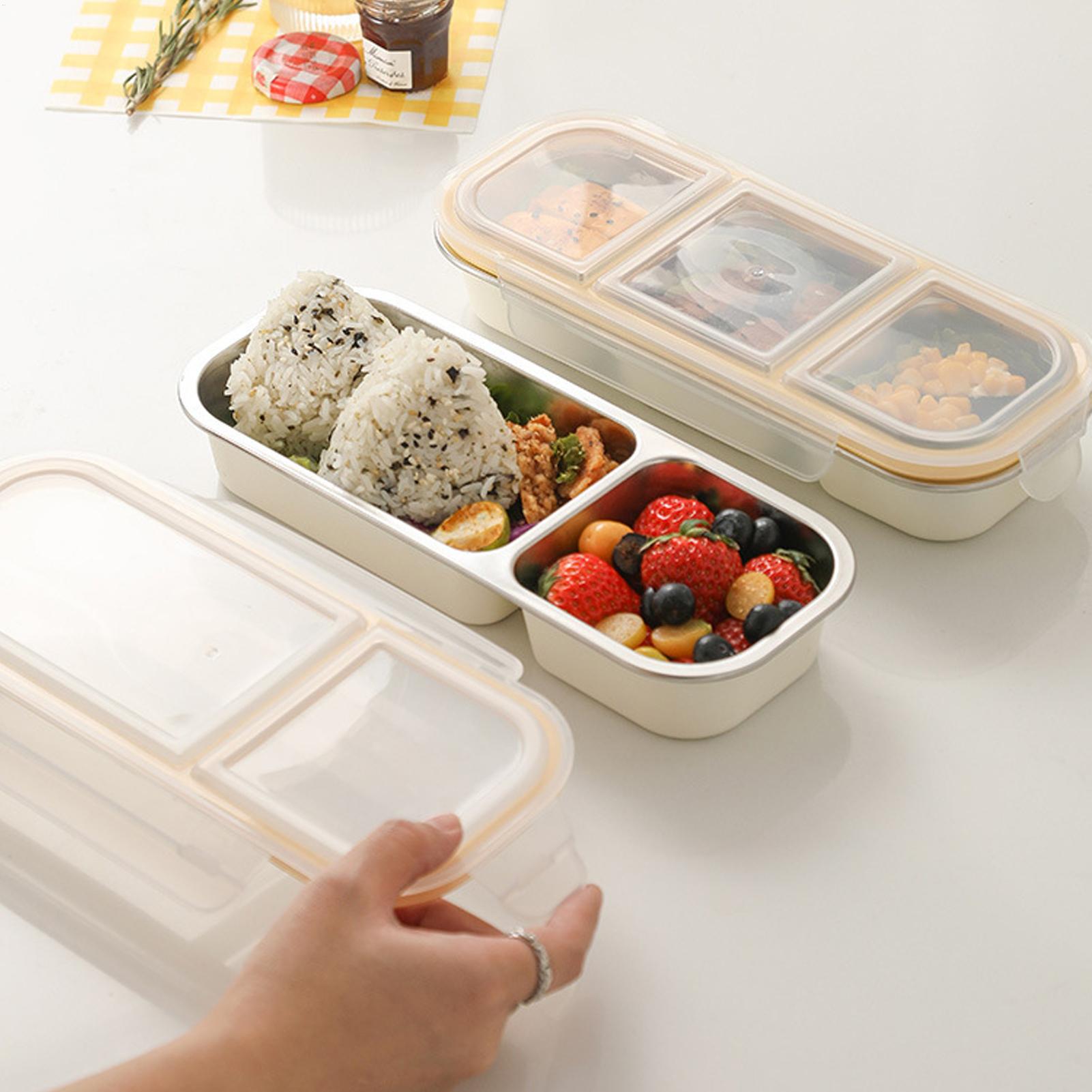 Food Prep Snacks - Caixa de lanche de aço inoxidável