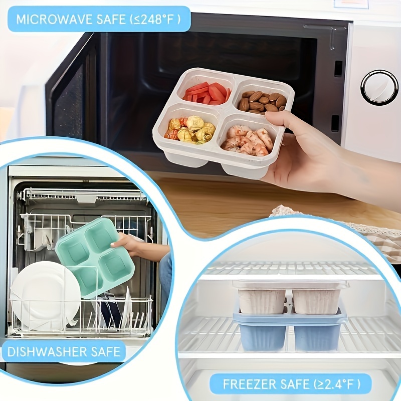 Conjunto de 2 lancheiras de pl - Food Prep Snacks avaliação e preço