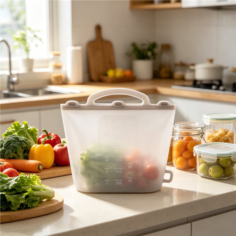 AB66 - Saco Hermético Reutiliz - Food Prep Snacks avaliação e preço