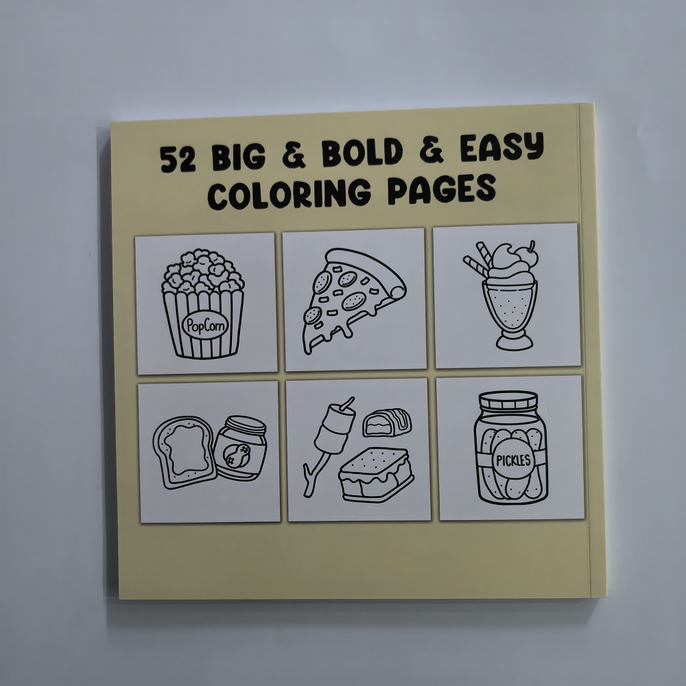 Livro de Colorir de Comidas, B - Food Y Snacks Coloring Book avaliação e preço