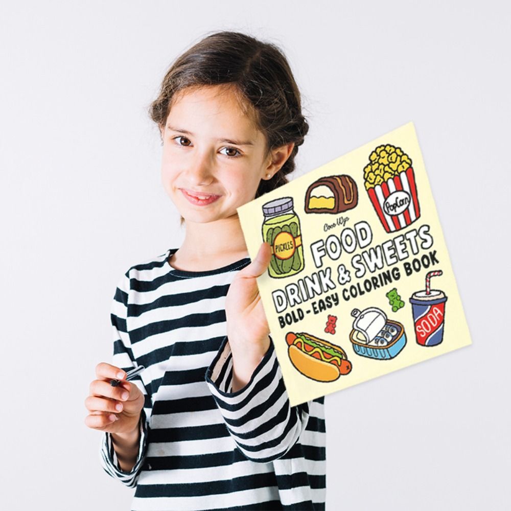 Livro de colorir relaxante par - Food Y Snacks Coloring Book avaliação e preço