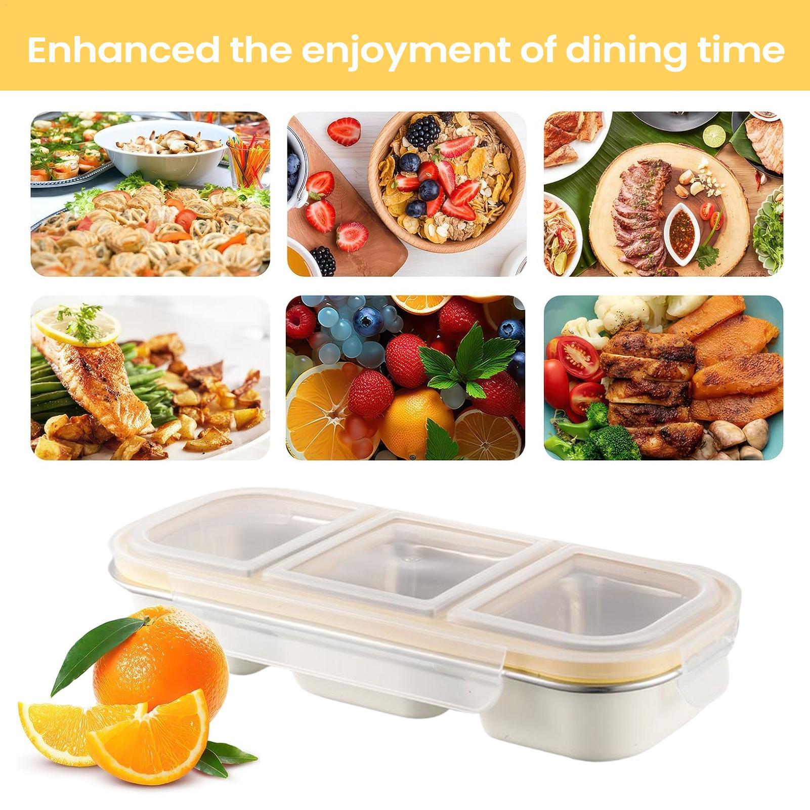 Caixa de lanche de aço inoxidá - Food Prep Snacks avaliação e preço