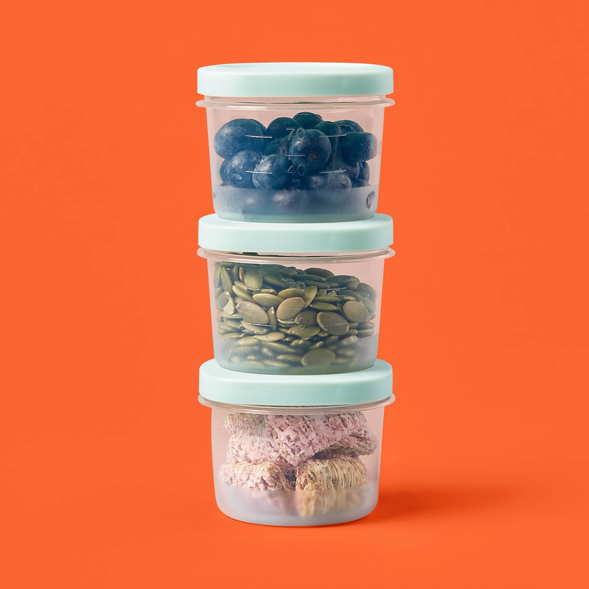 6 recipientes redondos com fec - Food Prep Snacks avaliação e preço